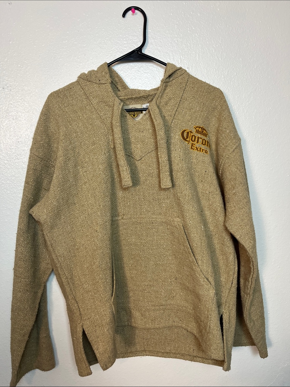Corona Extra Tan Hooded Pullover Sweatshirt